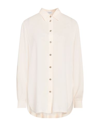 Ferragamo Woman Shirt Cream Size 6 Silk In White