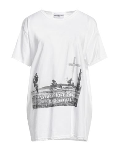 Bastille Woman T-shirt White Size Xl Cotton