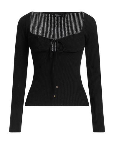 Blumarine Woman Sweater Black Size L Viscose, Polyester