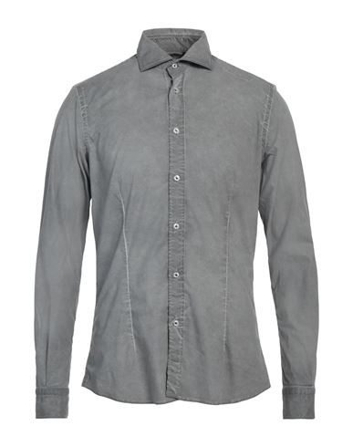 Ploumanac'h Man Shirt Dove Grey Size 17 ½ Cotton, Elastane