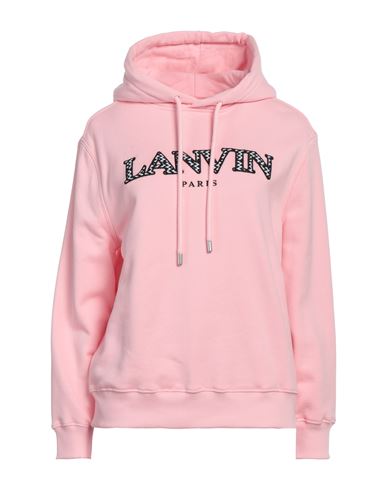 Shop Lanvin Woman Sweatshirt Pink Size M Cotton, Elastane