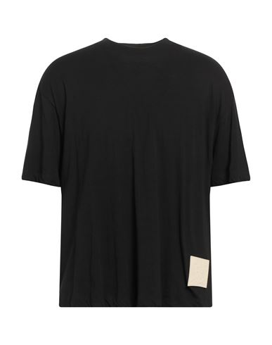 Bally Man T-shirt Black Size L Cotton, Lambskin
