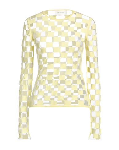 Shop Sportmax Woman T-shirt Yellow Size S Viscose, Polyester, Polyamide