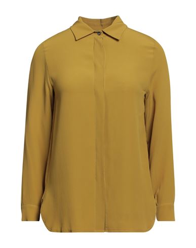 Hopper Woman Shirt Mustard Size 4 Acrylic, Silk In Yellow