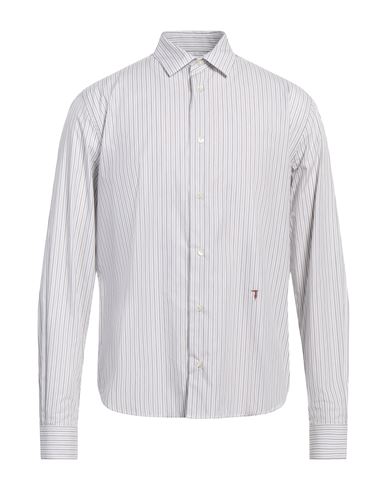 Shop Trussardi Man Shirt Light Grey Size 15 ¾ Cotton