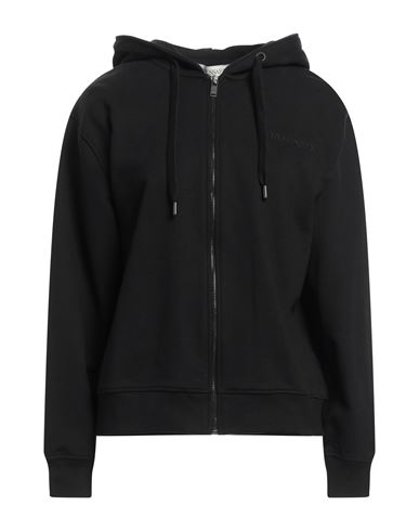 Trussardi Woman Sweatshirt Black Size Xxl Cotton