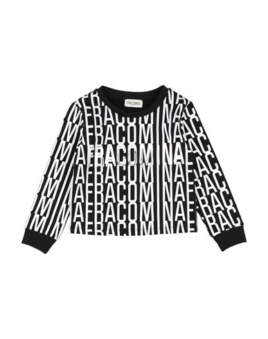 Fracomina Mini Toddler Girl Sweatshirt Black Size 6 Cotton, Elastane In Black