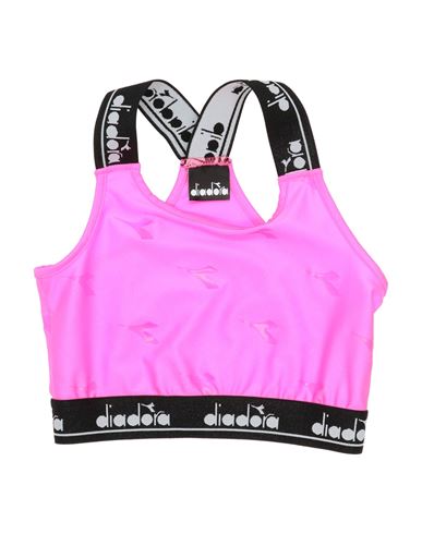 Diadora Babies'  Toddler Girl T-shirt Fuchsia Size 6 Polyamide, Elastane In Pink