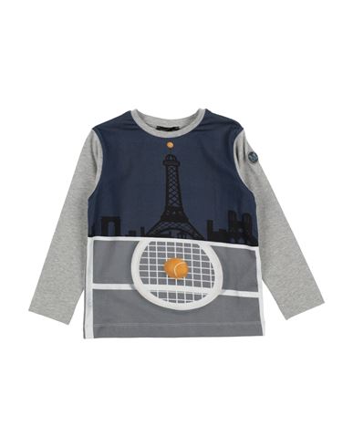 Monnalisa Toddler Boy T-shirt Grey Size 6 Cotton, Elastane