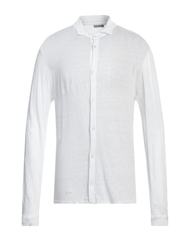 Bellwood Man Shirt White Size 42 Linen