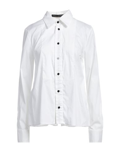 Malloni Woman Shirt Ivory Size 8 Cotton, Nylon, Elastane In White