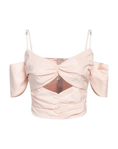 Elisabetta Franchi Woman Top Blush Size 6 Polyester In Pink