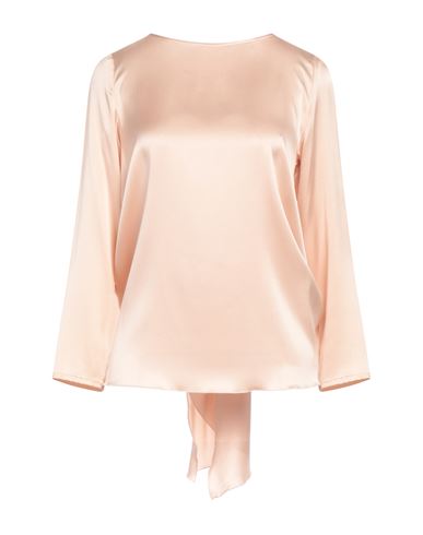 Nenah Woman Top Blush Size M Silk, Elastane In Pink