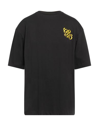 02settantacinque Man T-shirt Black Size Xl Cotton
