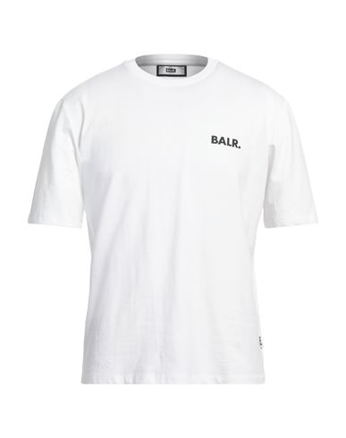 Balr. Man T-shirt White Size Xl Cotton, Elastane