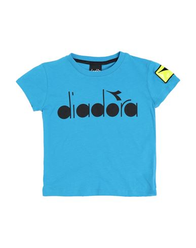 Diadora Babies'  Toddler Boy T-shirt Azure Size 4 Cotton In Blue