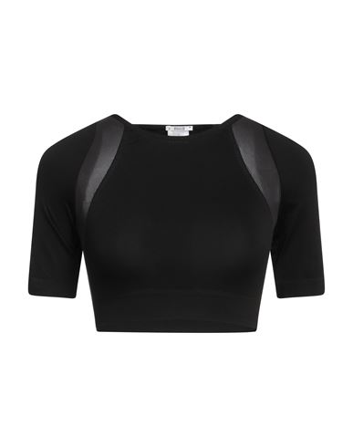 Wolford Woman T-shirt Black Size M Polyamide, Elastane