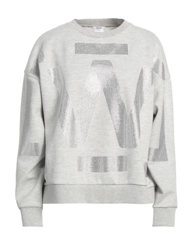 Wolford Woman Sweatshirt Light Grey Size Xs Polyester, Cotton
