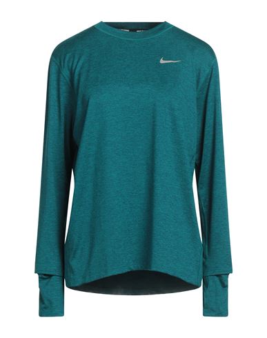 Shop Nike Woman T-shirt Deep Jade Size Xl Polyester, Elastane In Green