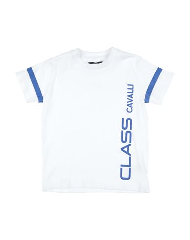 Cavalli Class Babies'  Toddler Boy T-shirt White Size 6 Cotton, Elastane
