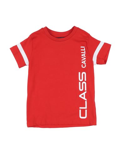 Cavalli Class Babies'  Toddler Boy T-shirt Red Size 6 Cotton, Elastane