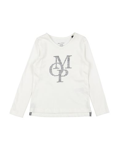 Marc O' Polo Babies'  Toddler Girl T-shirt Cream Size 4 Cotton In White