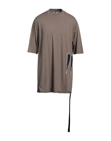 Rick Owens Drkshdw Drkshdw By Rick Owens Man T-shirt Dove Grey Size S Cotton