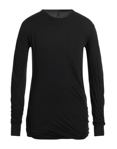 Rick Owens Man T-shirt Black Size Xl Cotton In Black