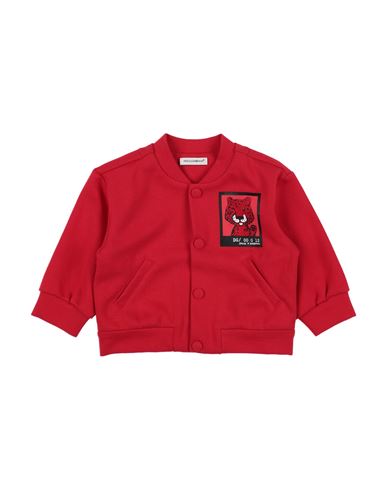 Shop Dolce & Gabbana Newborn Boy Sweatshirt Red Size 3 Cotton, Elastane, Viscose