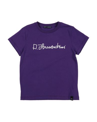 Daniele Alessandrini Babies'  Toddler Boy T-shirt Purple Size 4 Cotton, Elastane