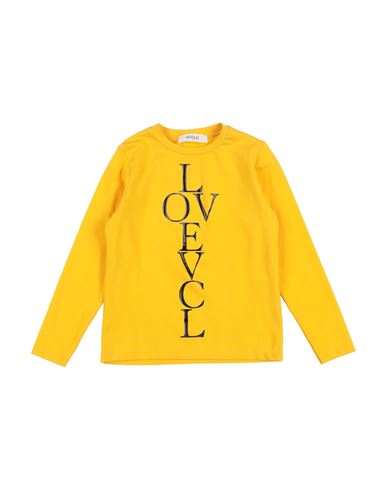 Vicolo Babies'  Toddler Girl T-shirt Ocher Size 6 Cotton, Elastane In Yellow