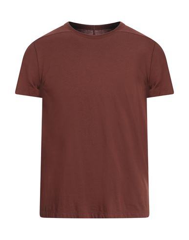 Rick Owens Man T-shirt Cocoa Size S Cotton In Brown