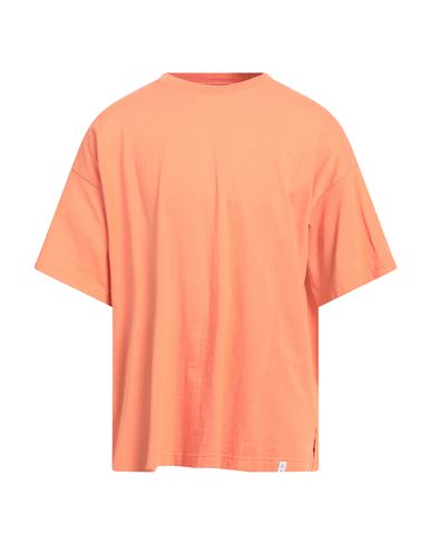 Facetasm Man T-shirt Salmon Pink Size 5 Cotton