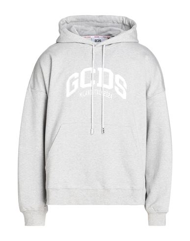 Gcds Man Sweatshirt Light Grey Size Xl Cotton