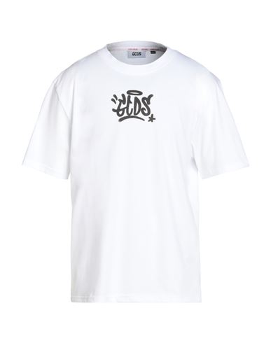 Gcds Man T-shirt White Size Xl Cotton