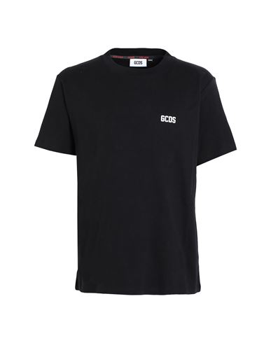 Gcds Man T-shirt Black Size Xl Cotton