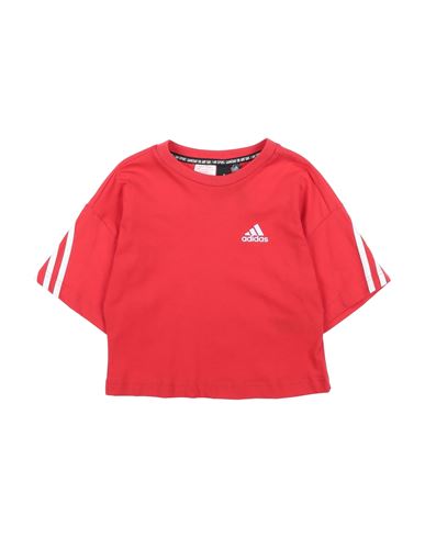 Adidas Originals Babies' Adidas Toddler Boy T-shirt Red Size 7 Organic Cotton