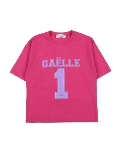 Gaelle Paris Babies' Gaëlle Paris Toddler Girl T-shirt Fuchsia Size 6 Cotton, Elastane In Pink
