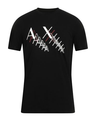Armani Exchange Man T-shirt Black Size Xs Cotton, Elastane