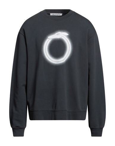 Trussardi Man Sweatshirt Lead Size 3xl Cotton In Grey