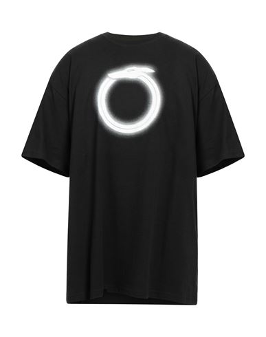 Trussardi Man T-shirt Black Size L Cotton