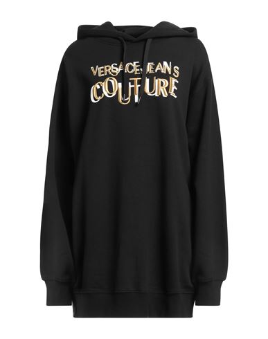 Versace Jeans Couture Woman Sweatshirt Black Size Xl Cotton