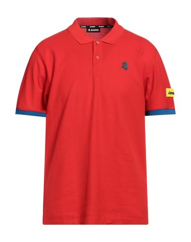 Shop Invicta Man Polo Shirt Tomato Red Size 3xl Cotton