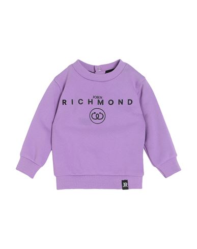 John Richmond Babies'  Newborn Girl Sweatshirt Light Purple Size 3 Cotton
