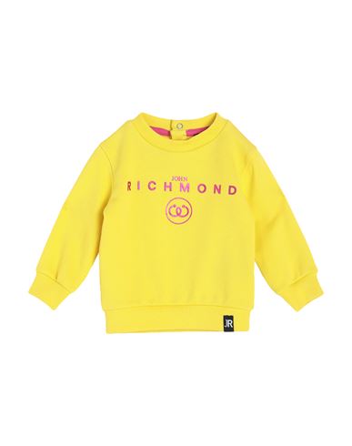 John Richmond Babies'  Newborn Girl Sweatshirt Yellow Size 3 Cotton