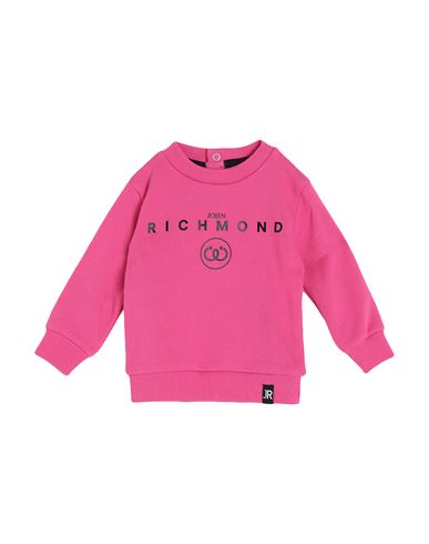 John Richmond Babies'  Newborn Girl Sweatshirt Fuchsia Size 3 Cotton In Pink