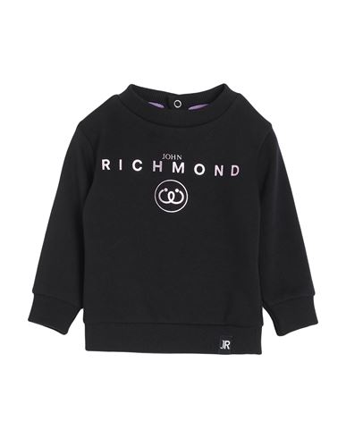 John Richmond Babies'  Newborn Girl Sweatshirt Black Size 3 Cotton