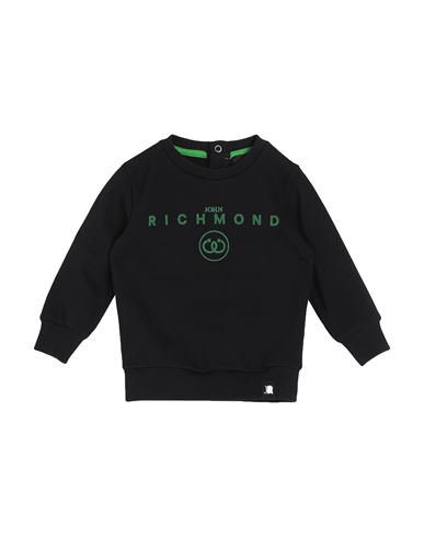 John Richmond Babies'  Newborn Boy Sweatshirt Black Size 3 Cotton