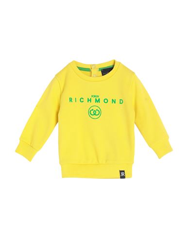 John Richmond Babies'  Newborn Boy Sweatshirt Yellow Size 3 Cotton