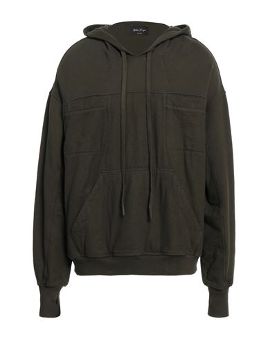 Andrea Ya' Aqov Man Sweatshirt Dark Green Size M Cotton